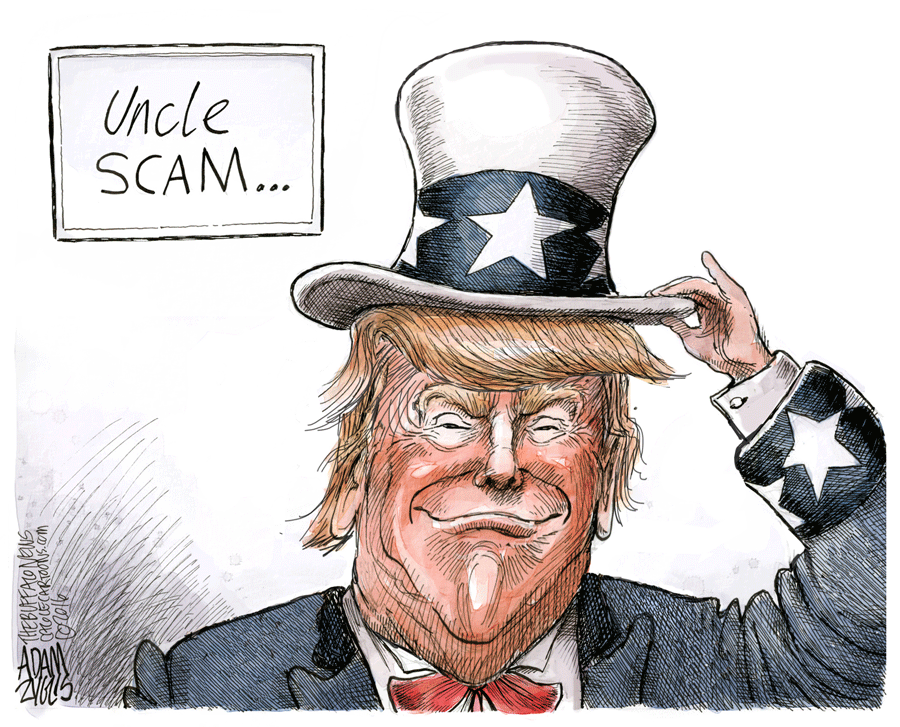 Trump, 'Uncle Scam'